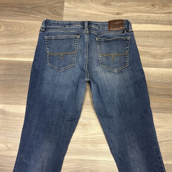 🇺🇸 lucky jeans cropped blue denim size 28 - Picture 9 of 10